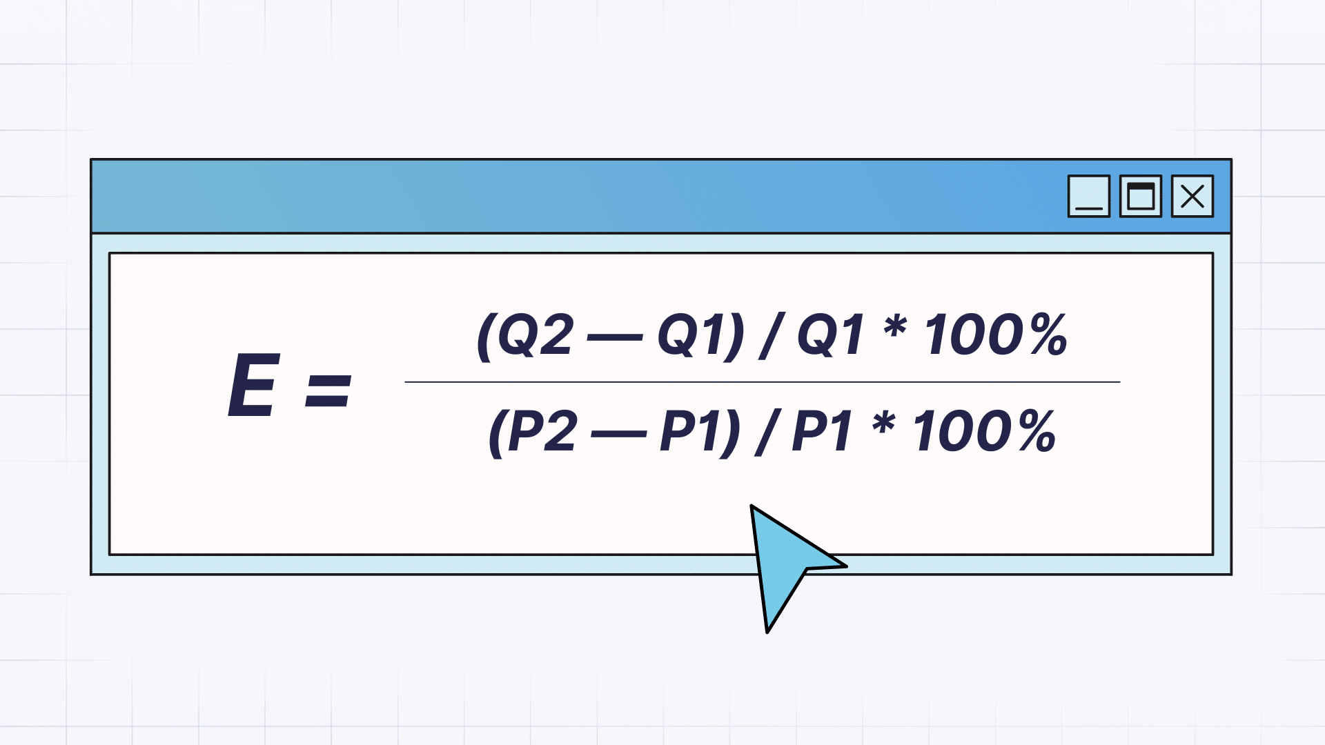Ценовая эластичность спроса - формула расчета